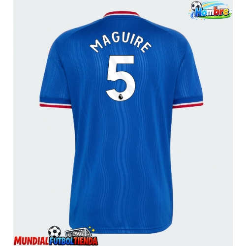 Camiseta Manchester United Harry Maguire #5 Segunda Equipación Replica 2026-27 mangas cortas